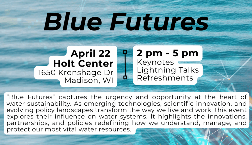 Short Flyer advertising 2026 Spring Symposium - Blue Futures