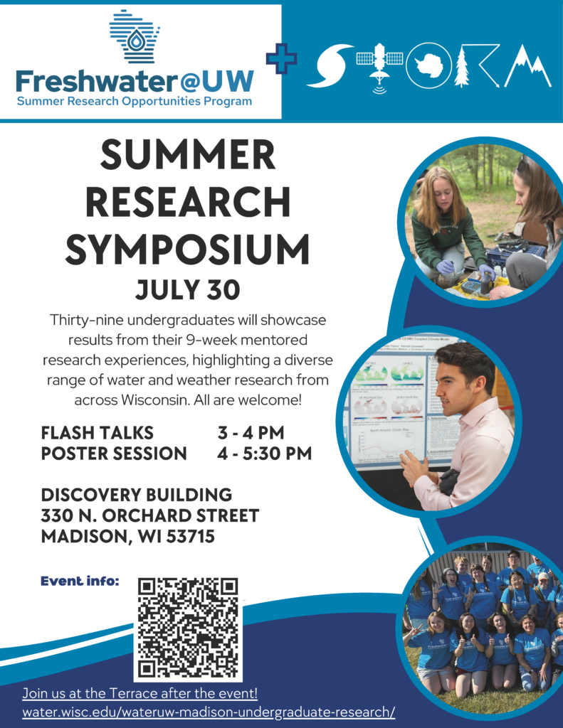 Flyer announcing research symposium